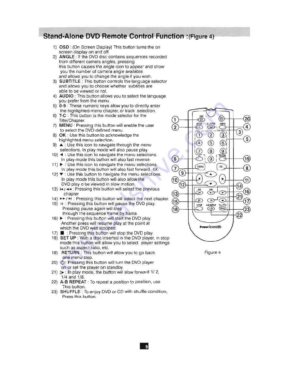 Power Acoustik PADVD-110 Скачать руководство пользователя страница 9