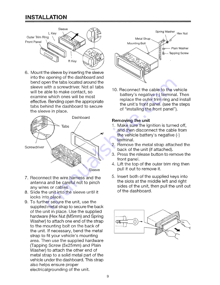 Power Acoustik PADVD-350 Owner'S Manual Download Page 9