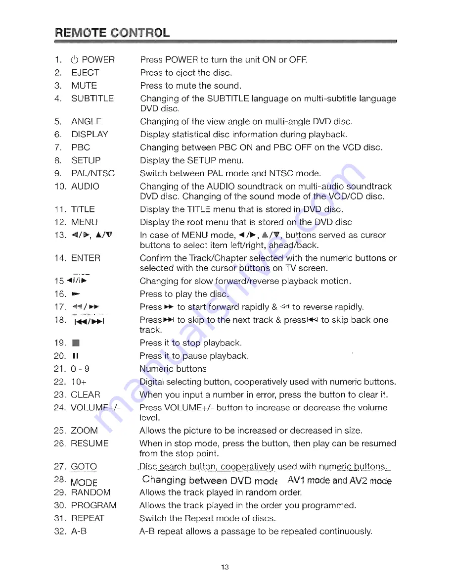 Power Acoustik PADVD-350 Owner'S Manual Download Page 13