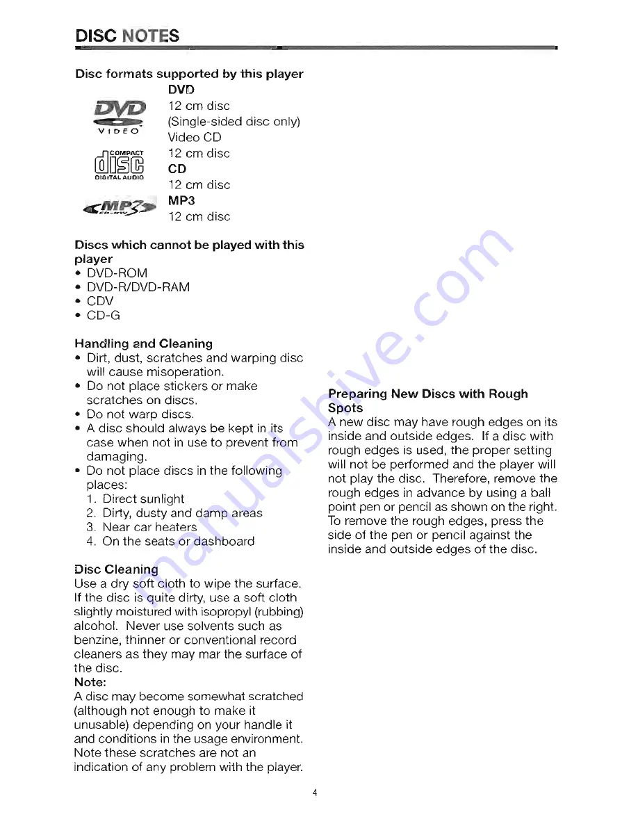 Power Acoustik PADVD-740R Owner'S Manual Download Page 4