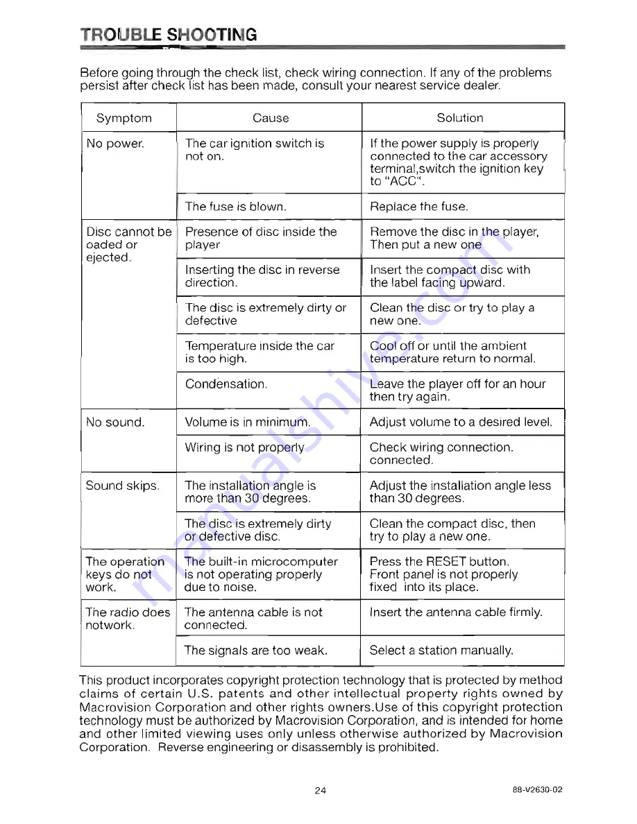 Power Acoustik PADVD-740R Owner'S Manual Download Page 24