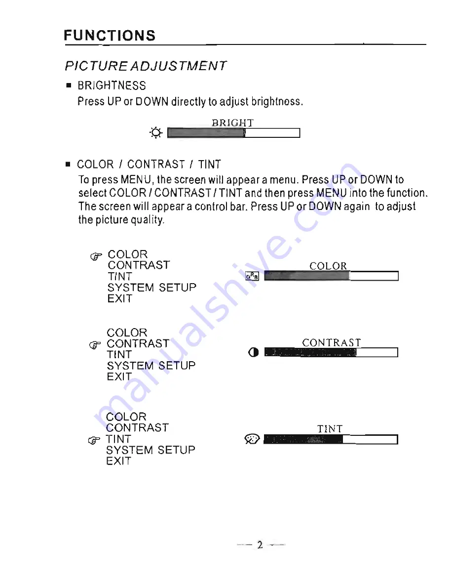 Power Acoustik PT-703HS Owner'S Manual Download Page 3