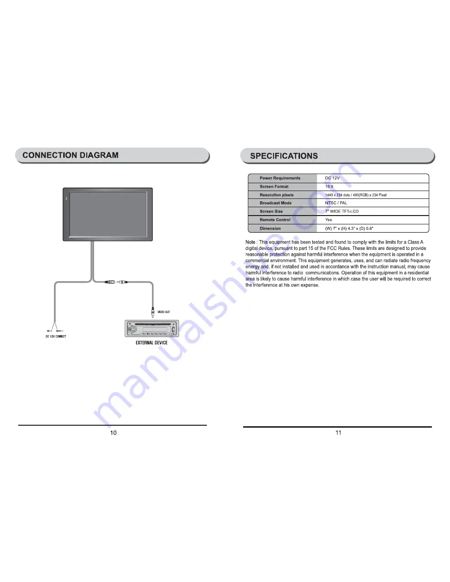 Power Acoustik PT-727MSV Owner'S Manual Download Page 6