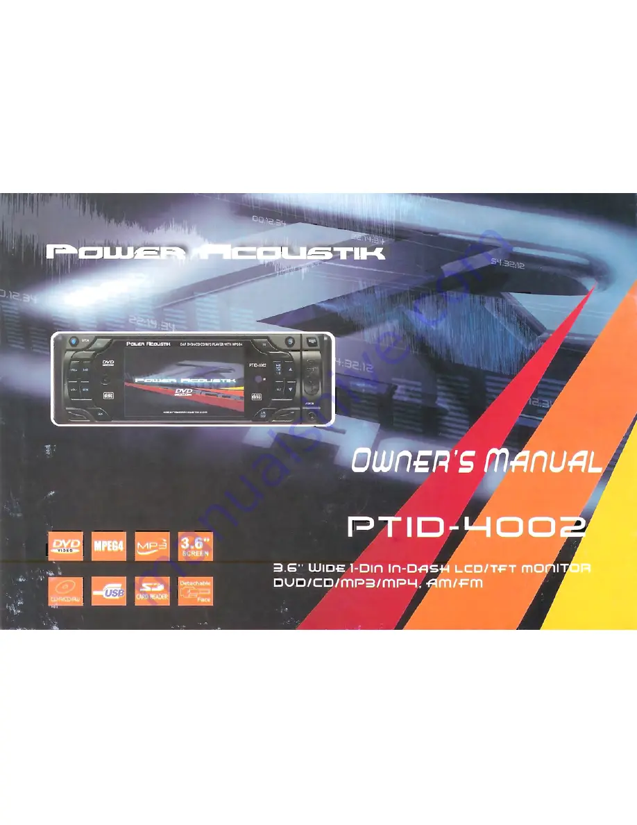 Power Acoustik PTID-4002 Owner'S Manual Download Page 1