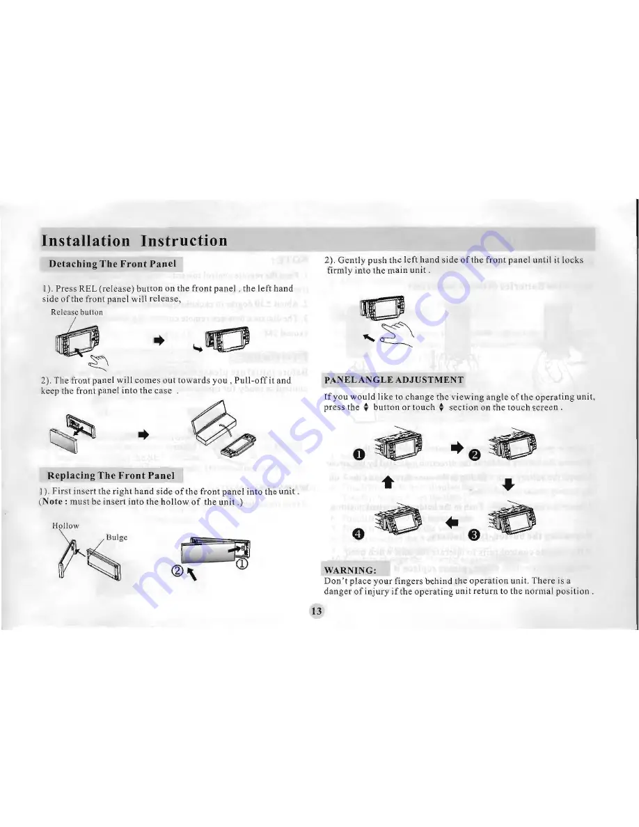 Power Acoustik PTID-4360 Owner'S Manual Download Page 14