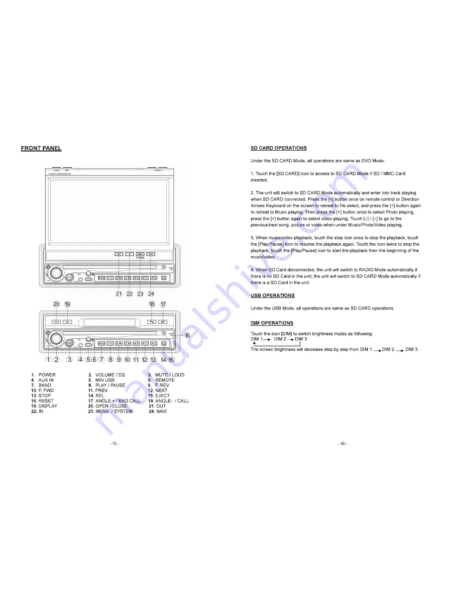 Power Acoustik PTID-8970 Скачать руководство пользователя страница 16