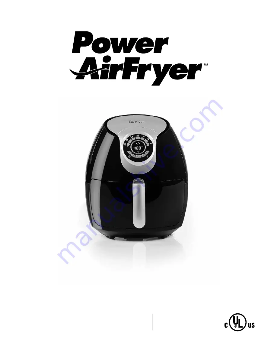 Power AirFryer AF-530W Owner'S Manual Download Page 1