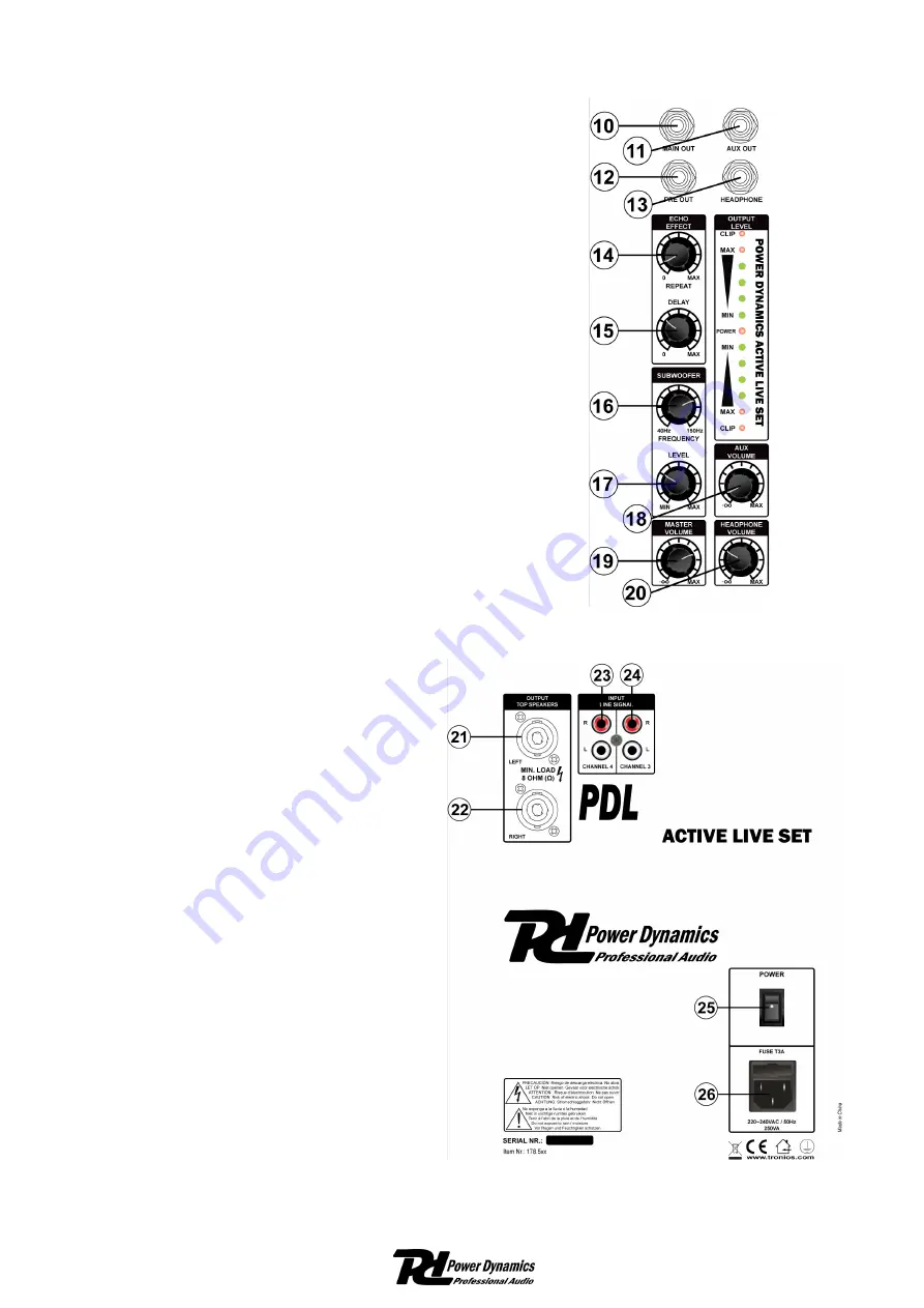 Power Dynamics 178.585 Instruction Manual Download Page 14