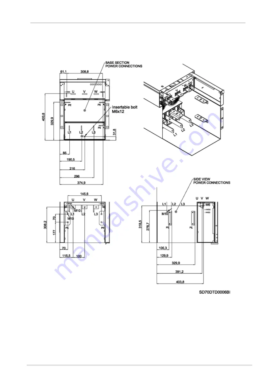 Power Electronics SD700FL Series Hardware And Installation Manual Download Page 50