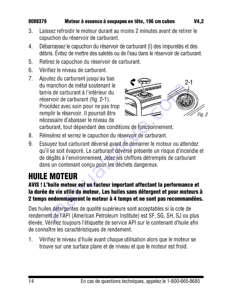 Power Fist 196cc OHV User Manual Download Page 38