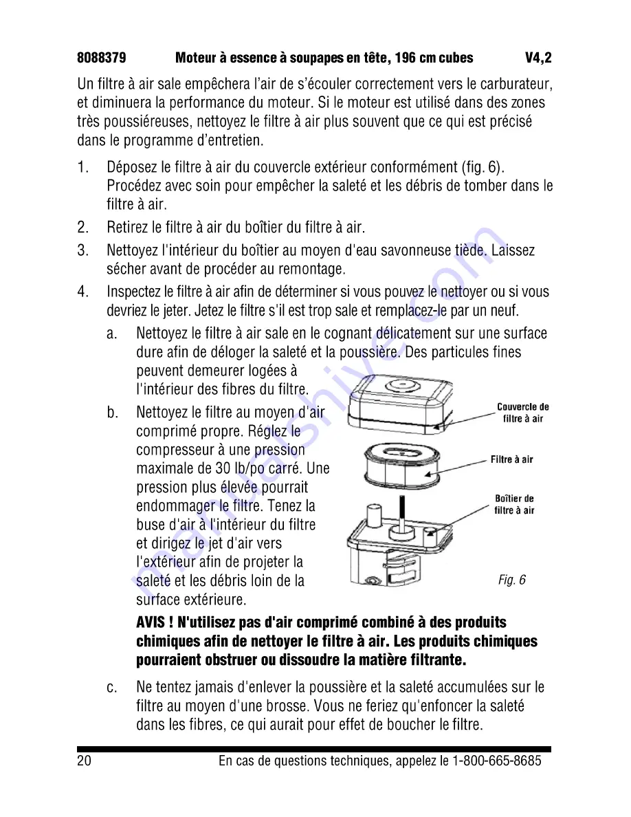 Power Fist 196cc OHV User Manual Download Page 44