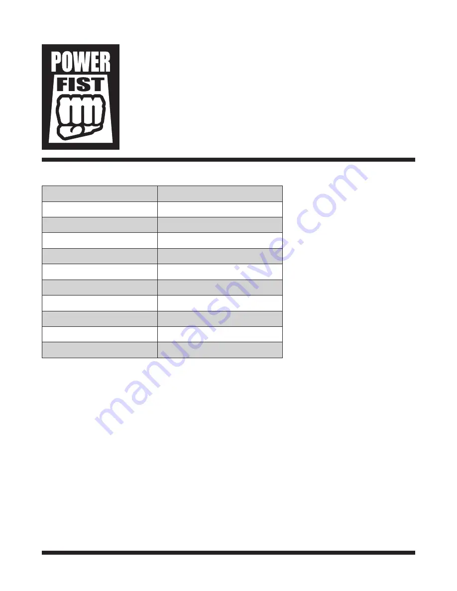 Power Fist 8011796 User Manual Download Page 17