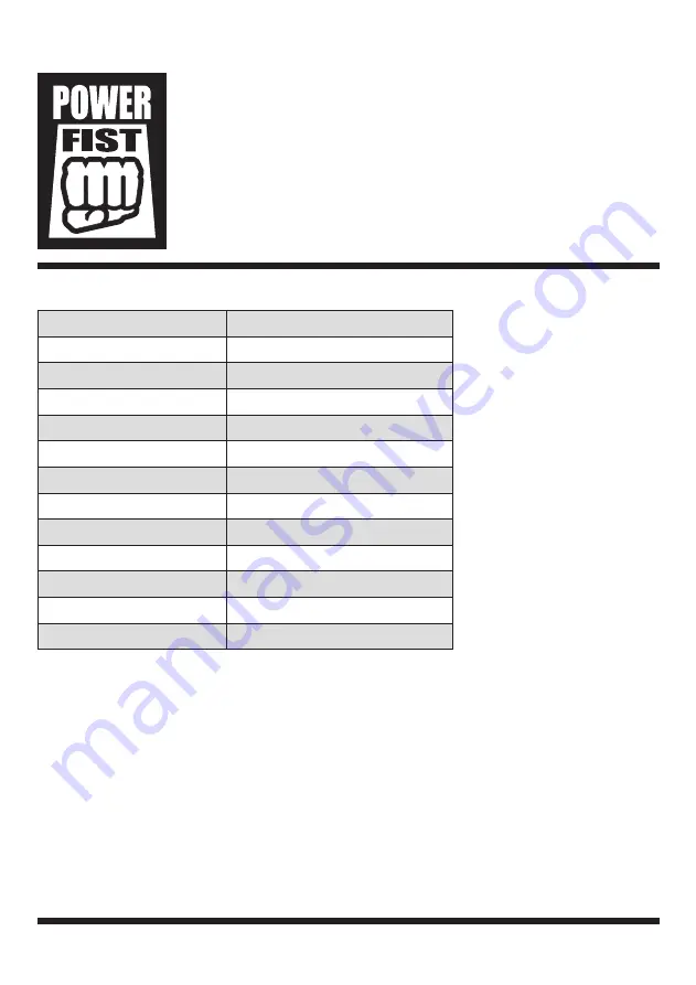 Power Fist 8344525 User Manual Download Page 3