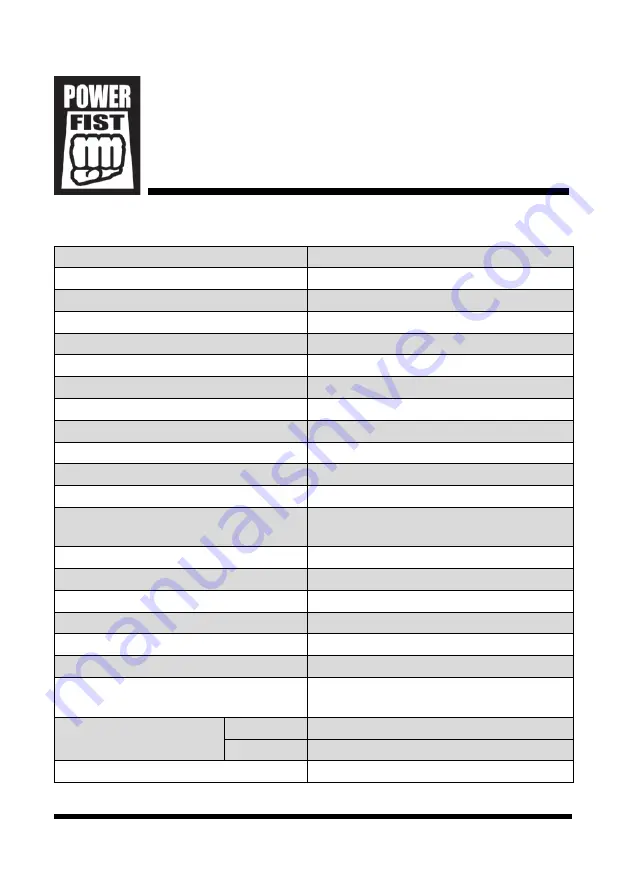 Power Fist 8509978 Скачать руководство пользователя страница 26