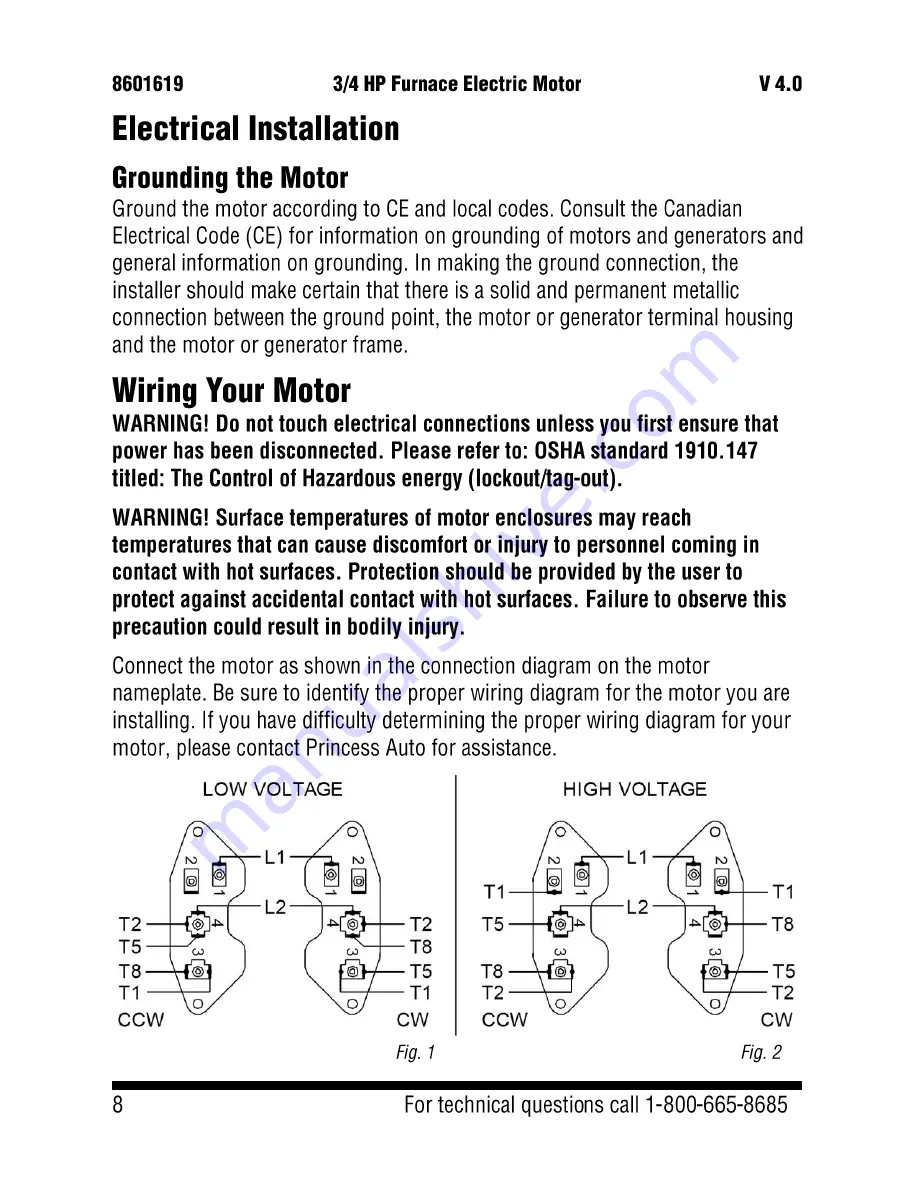 Power Fist 8601619 User Manual Download Page 8