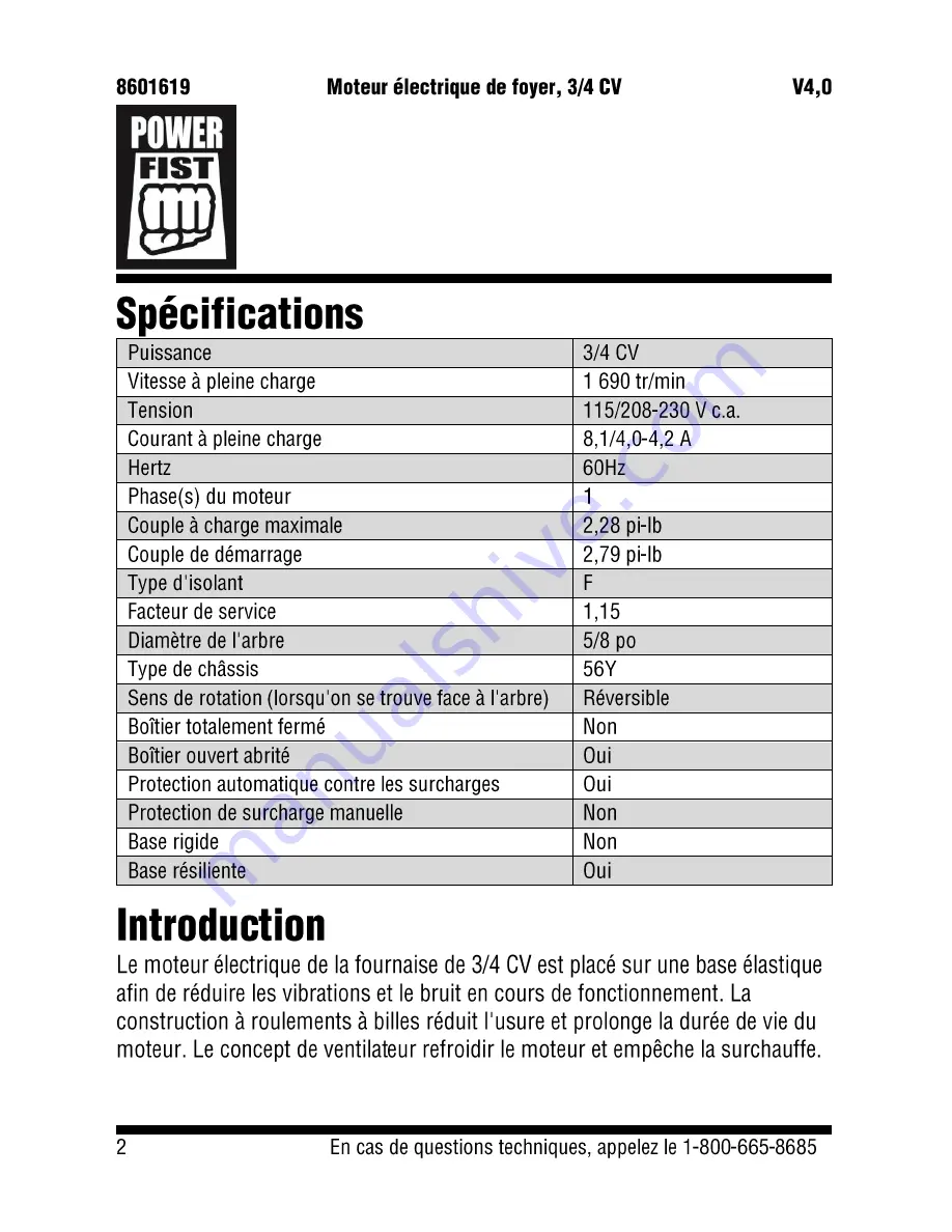 Power Fist 8601619 Скачать руководство пользователя страница 16