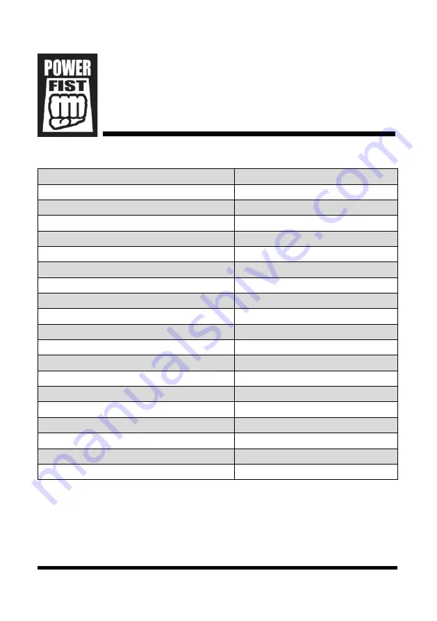 Power Fist 8703159 User Manual Download Page 2