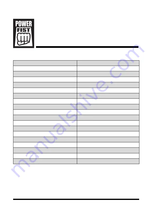 Power Fist 8916066 User Manual Download Page 2