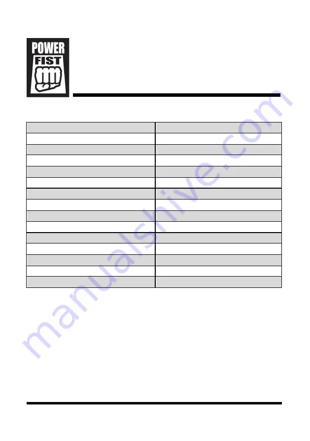 Power Fist 8978652 User Manual Download Page 2