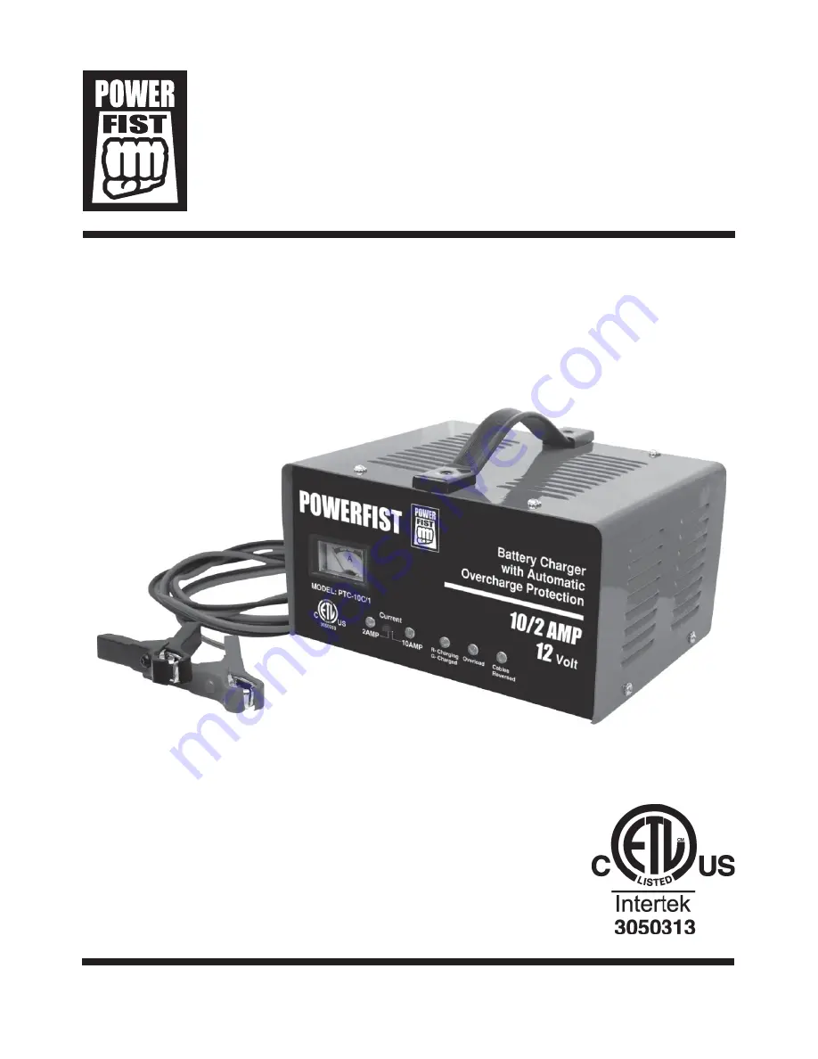 Power Fist PTC-10C/1 User Manual Download Page 6