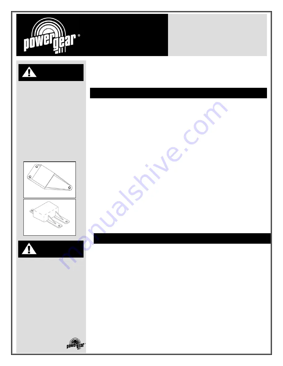 Power Gear 909510000 Quick Start Manual Download Page 1