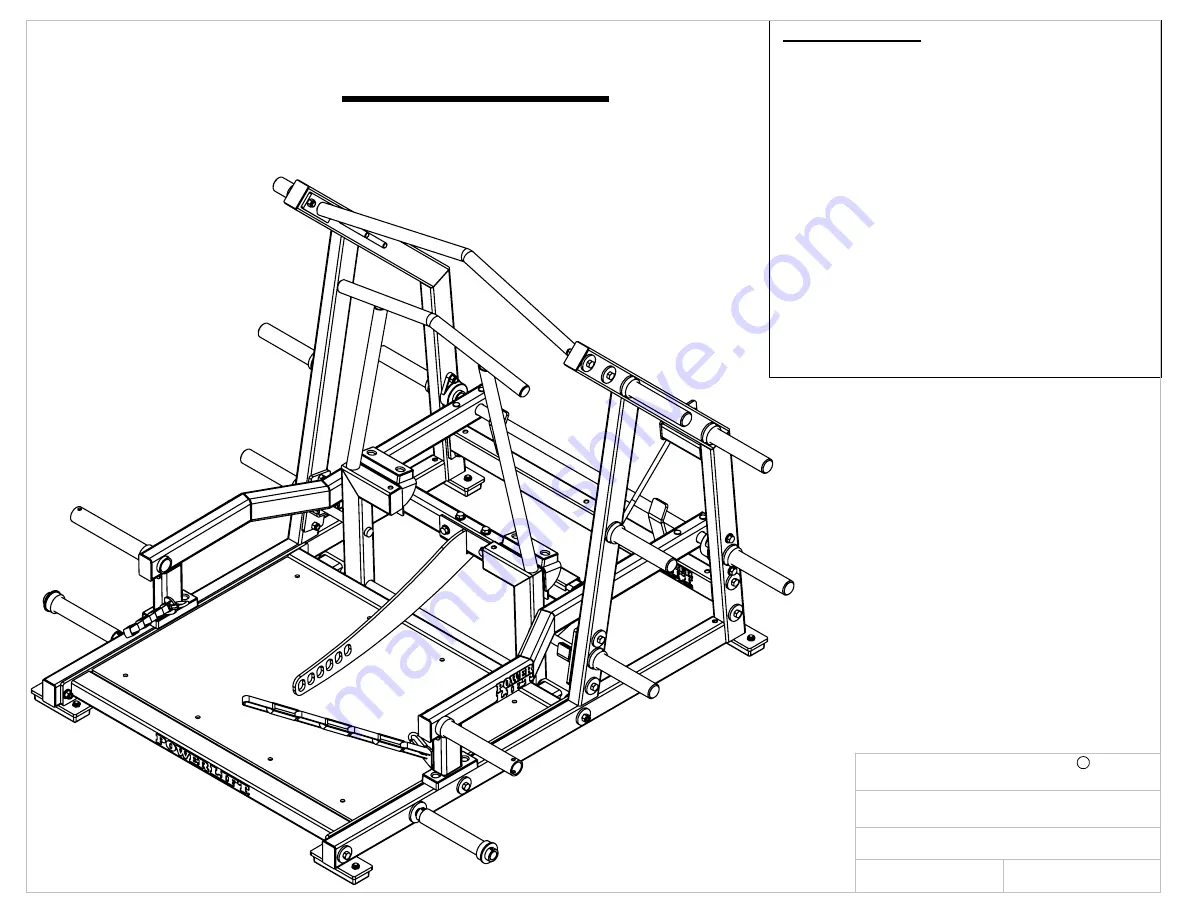 Power Lift 71000D Assembly Instructions Manual Download Page 1