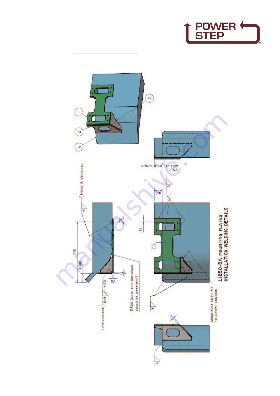 Power Step LeTourneau L1850 Manual Download Page 3