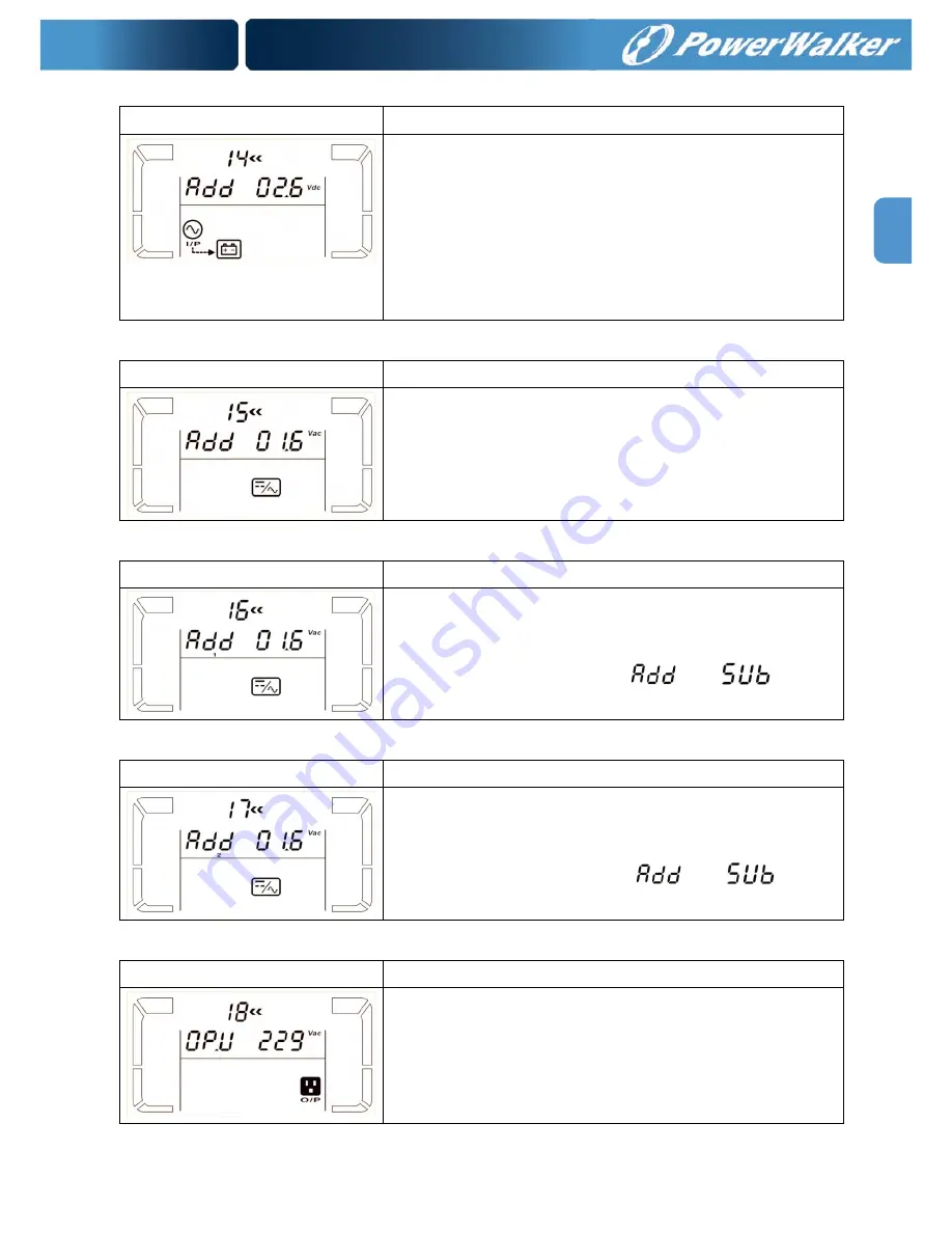 Power Walker VFI 10000CP 3/3 Скачать руководство пользователя страница 65