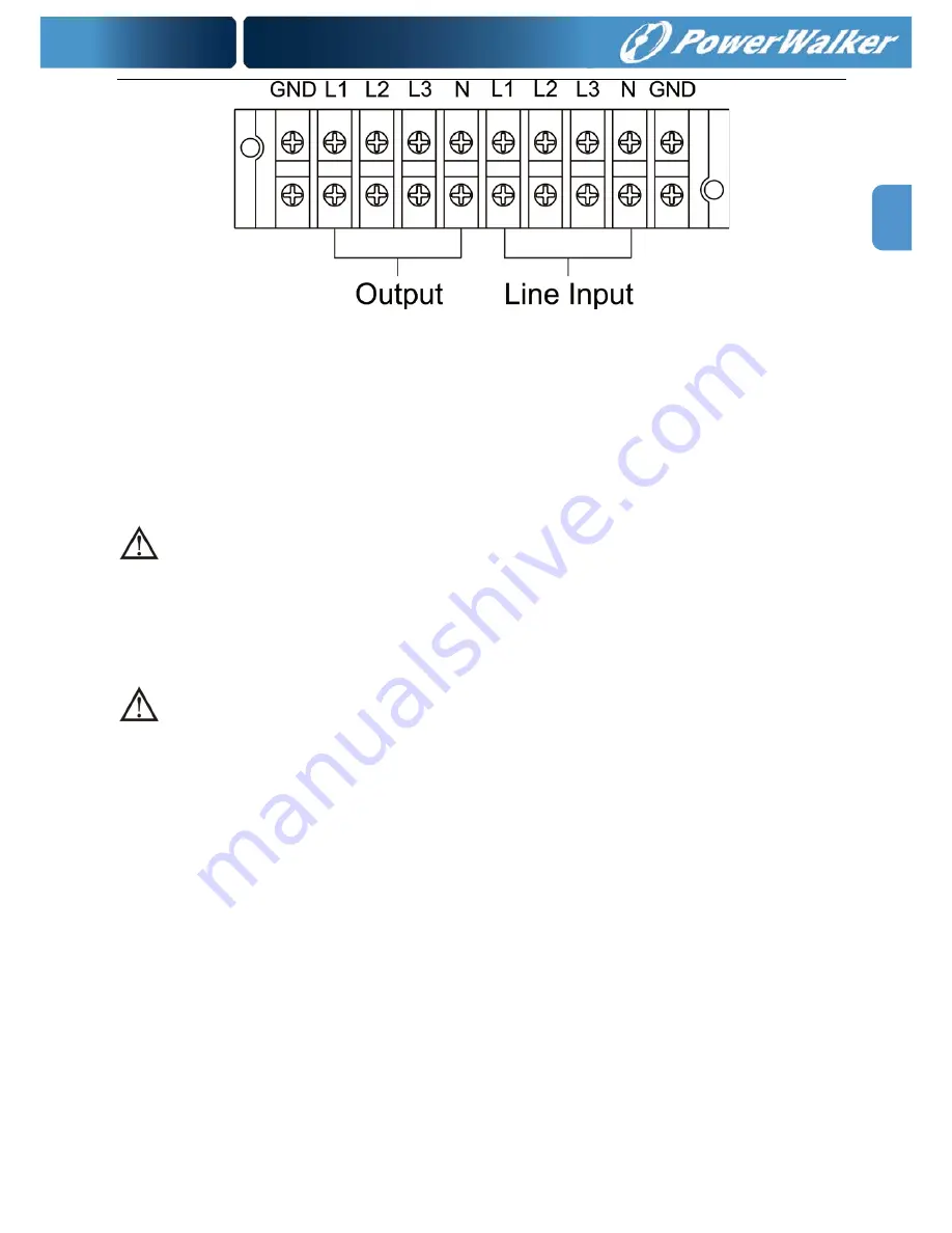 Power Walker VFI 10000CP 3/3 Instruction Manual Download Page 128