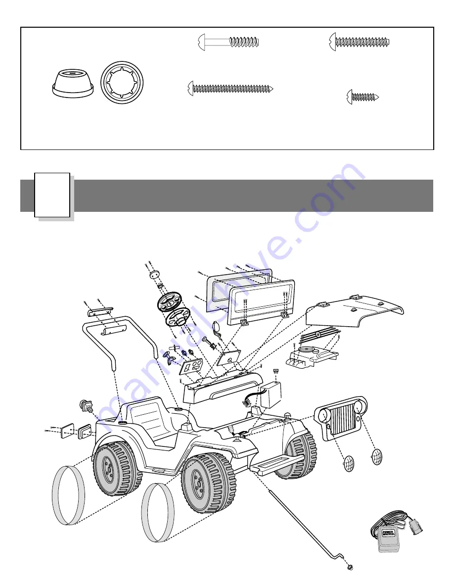 Power Wheels 74598 Owner'S Manual With Assembly Instructions Download Page 7