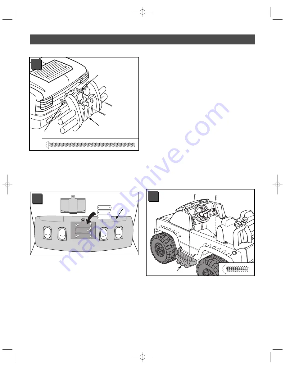 Power Wheels CHEVROLET SAWBLADE MONSTER TRUCK Owner'S Manual With Assembly Instructions Download Page 20