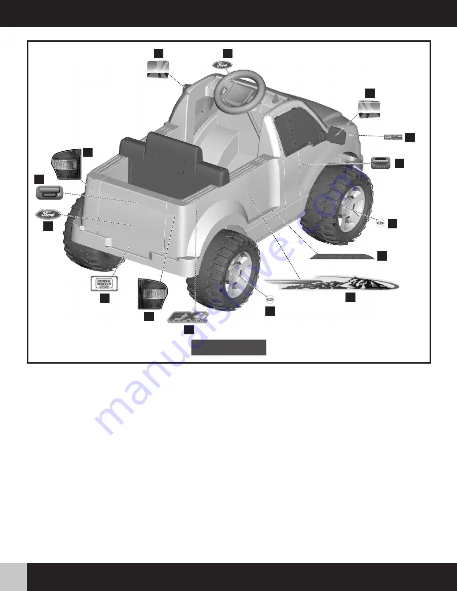 Power Wheels Ford F-150 C3493 Owner'S Manual Download Page 18