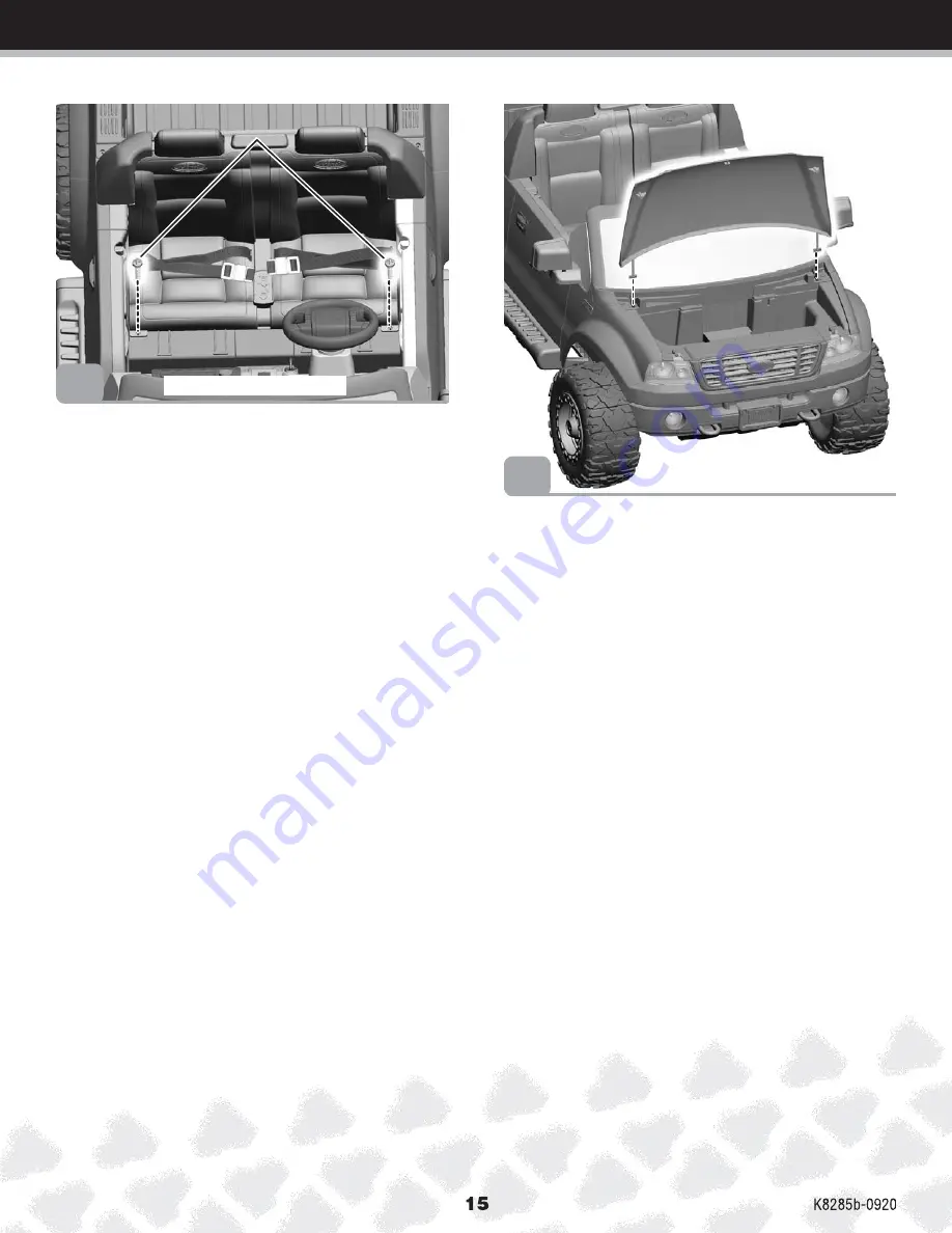 Power Wheels Ford F-150 K8285 Owner'S Manual & Assembly Instructions Download Page 15