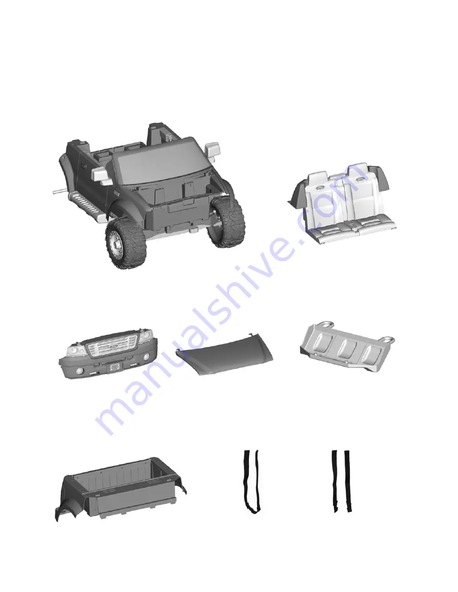 Power Wheels Ford F-150 T6991 Owner'S Manual & Assembly Instructions Download Page 4