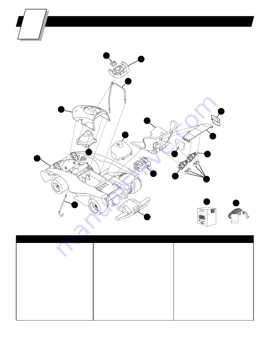 Power Wheels GT Racer Kart Owner'S Manual With Assembly Instructions Download Page 6