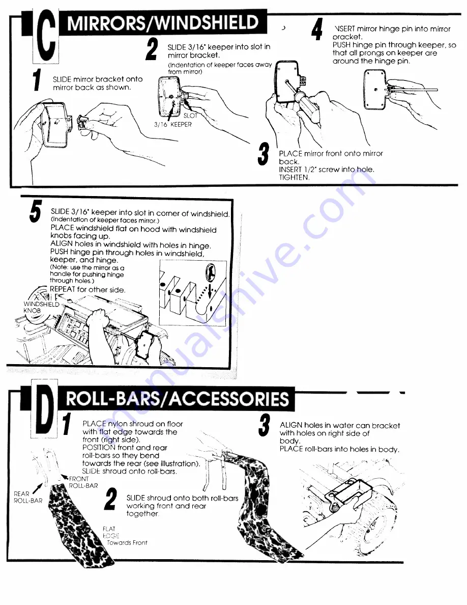 Power Wheels Jeep Safary 86250 Assembly Manual Download Page 10