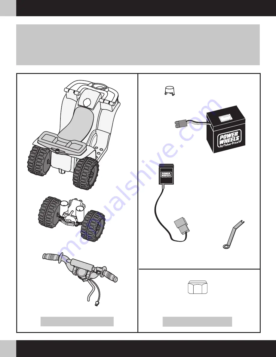 Power Wheels K7187 Скачать руководство пользователя страница 4