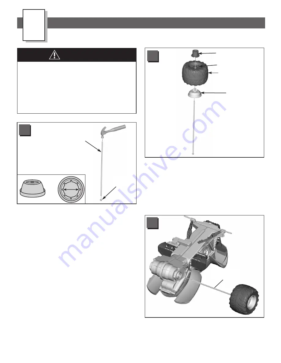 Power Wheels Kawasaki KFX NINJA B9272 Owner'S Manual & Assembly Instructions Download Page 7