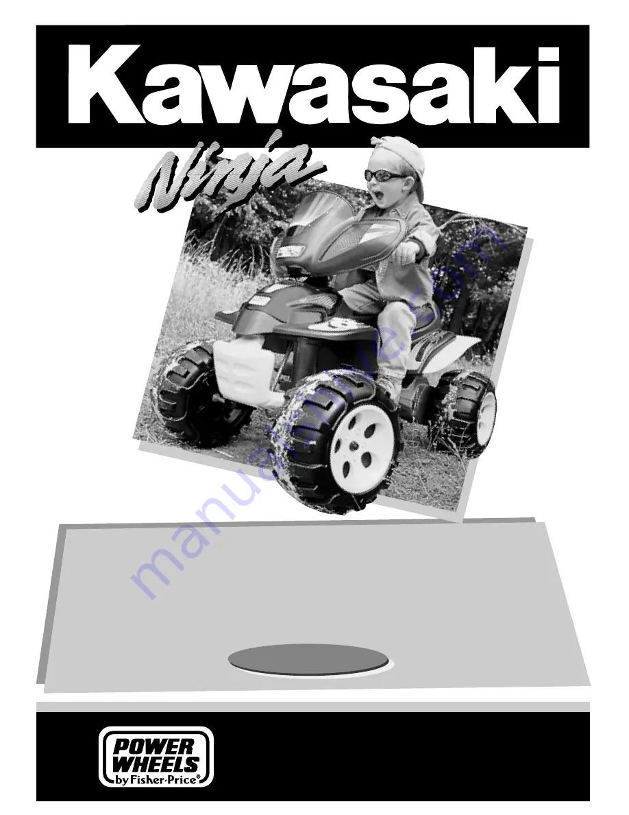 Power Wheels Kawasaki NINJA 73690 Owner'S Manual & Assembly Instructions Download Page 1