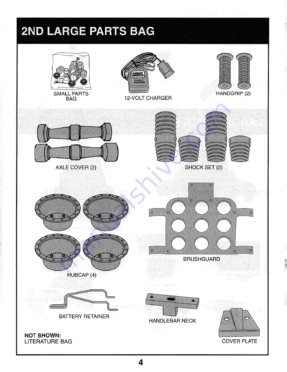 Power Wheels Kawasaki NINJA ATV AO4590 Assembly Manual Download Page 4