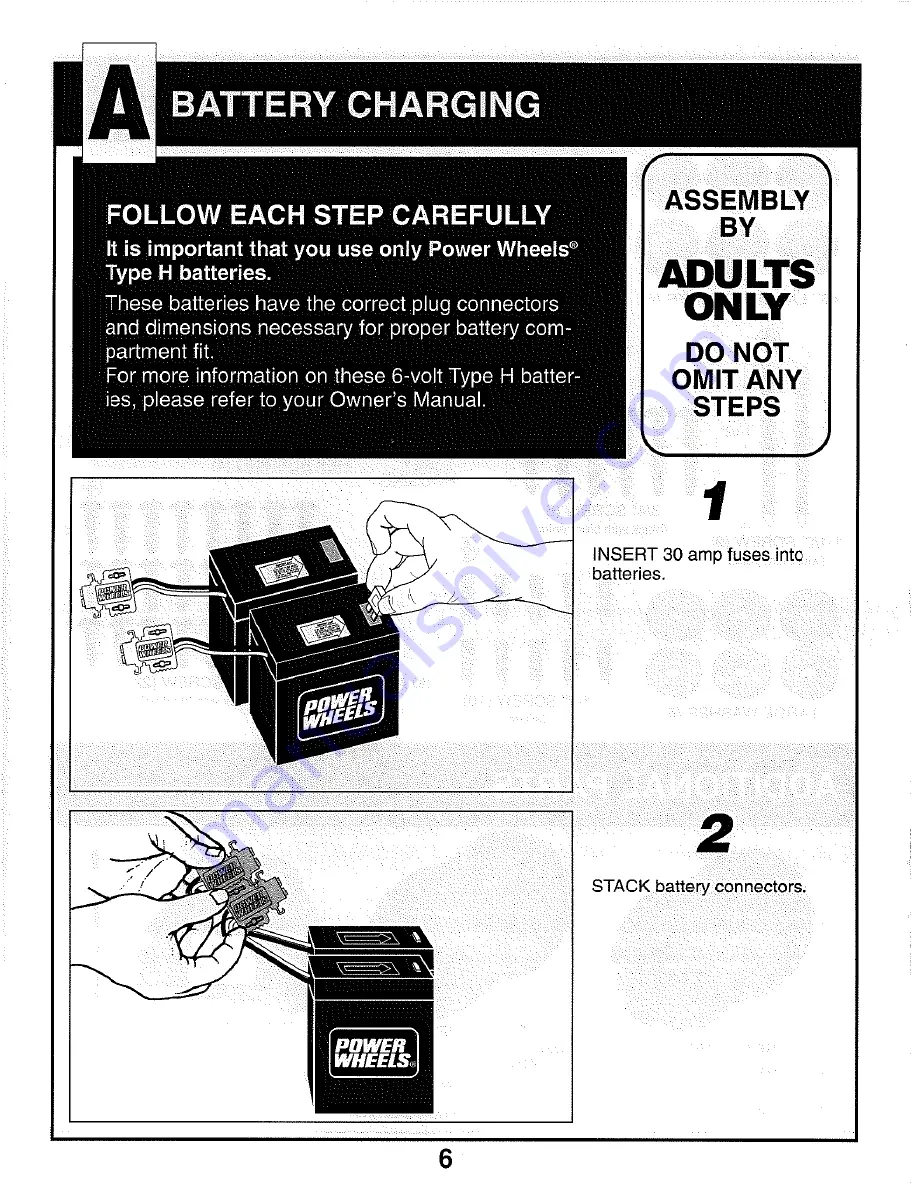 Power Wheels Kawasaki NINJA ATV AO4590 Assembly Manual Download Page 6