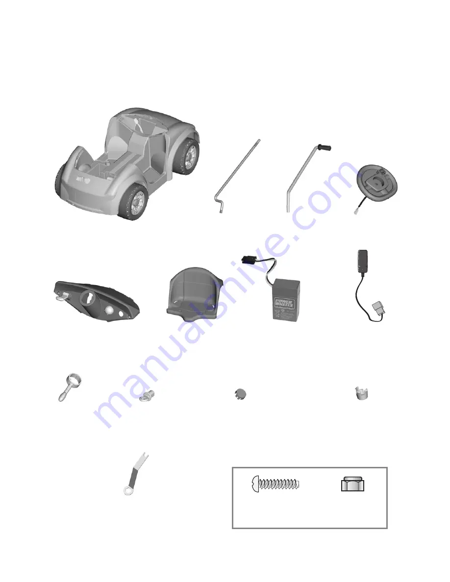 Power Wheels V3298 TOT ROD Toy Story 3 Owner'S Manual With Assembly Instructions Download Page 4