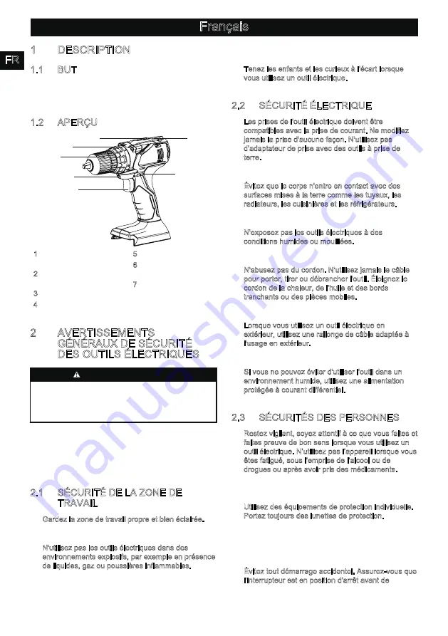 Power works XB DDG303 Operator'S Manual Download Page 12