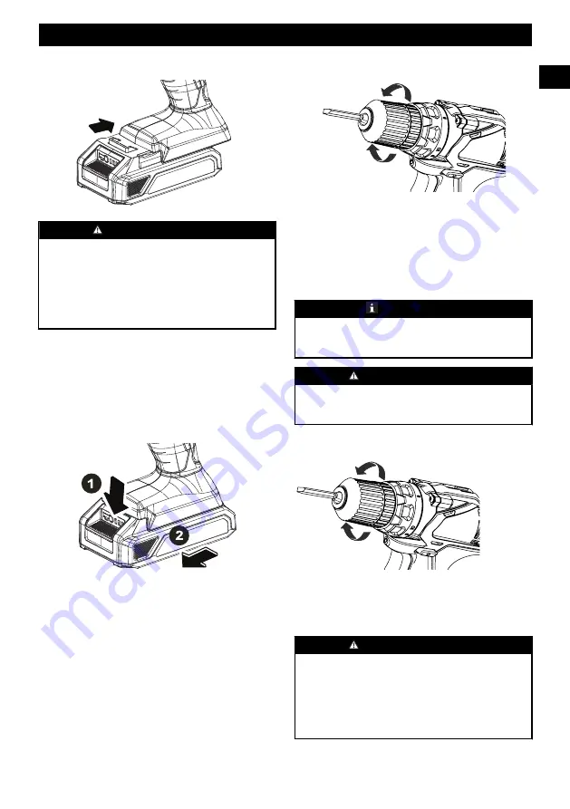 Power works XB DDG303 Operator'S Manual Download Page 15