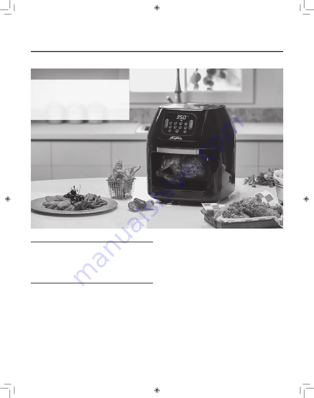 Power AirFryer Pro Plus CM003 Owner'S Manual Download Page 2