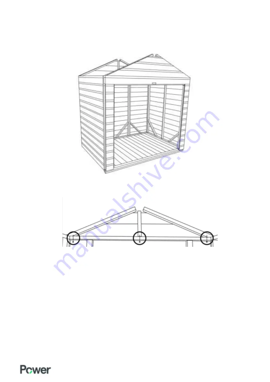 Power Apex Bike Shed Instruction Manual Download Page 13