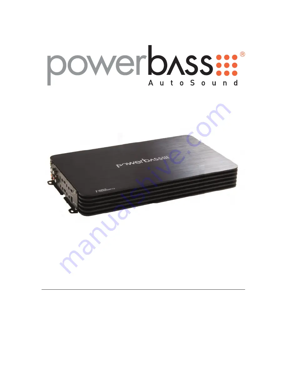 PowerBass ASA 00.2x Owner'S Manual Download Page 1