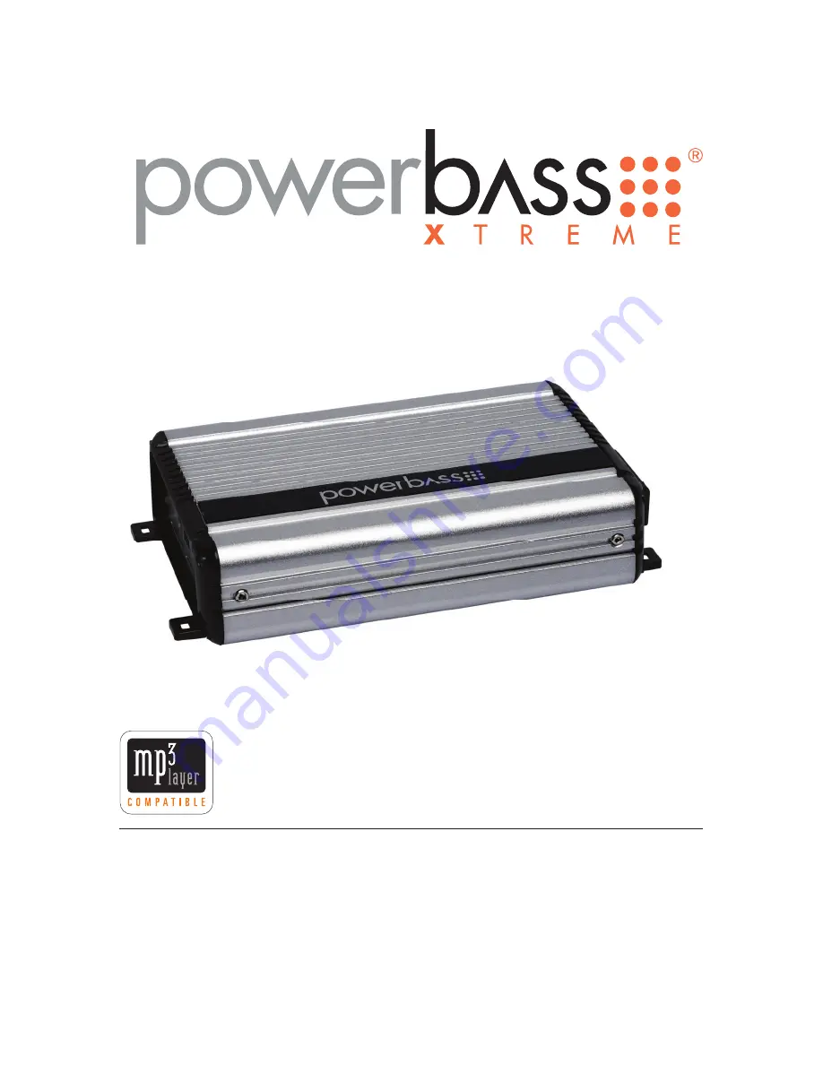 PowerBass XL-2205M Owner'S Manual Download Page 1