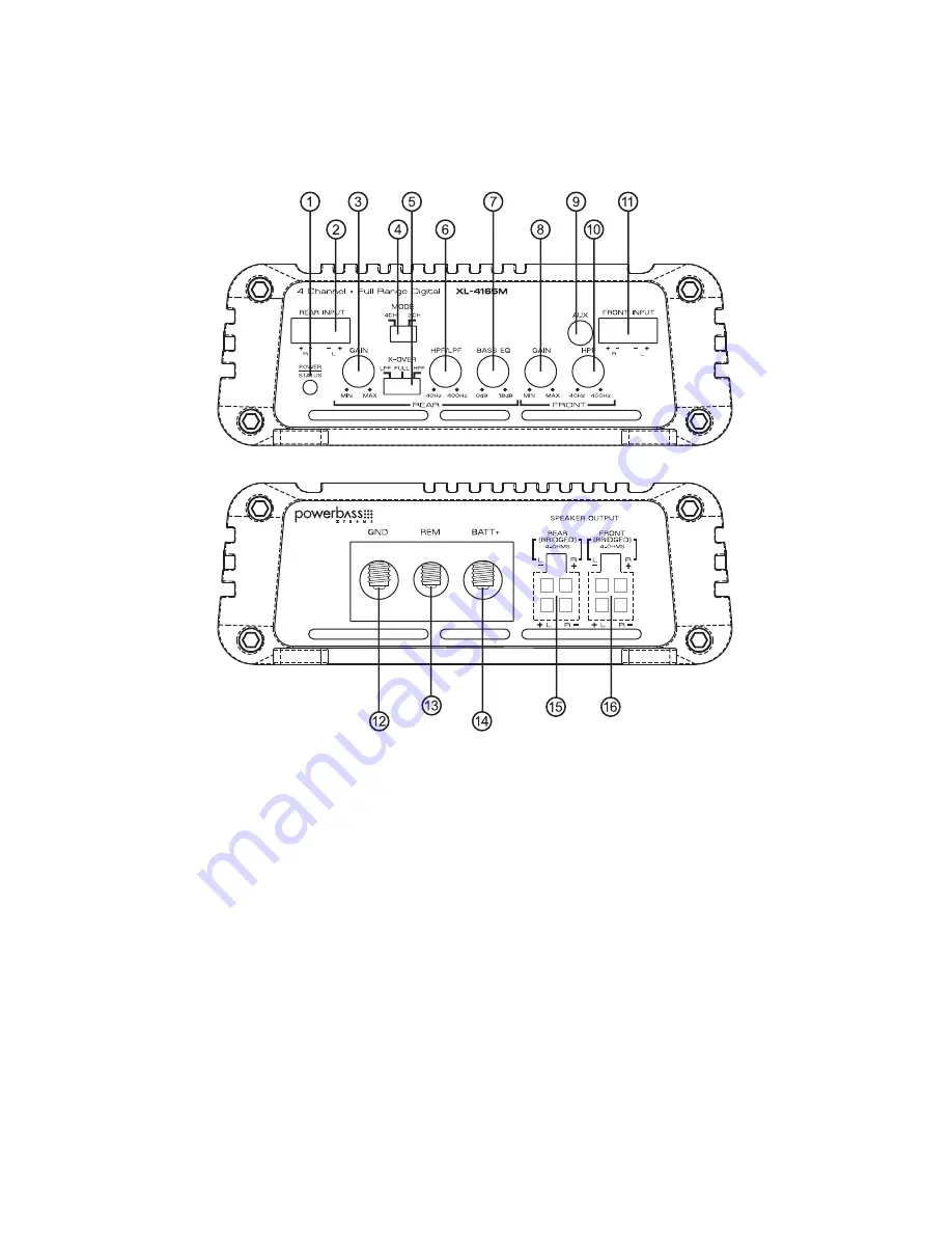 PowerBass XL-2205M Owner'S Manual Download Page 10