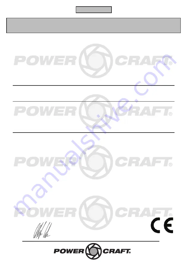 Powercraft 42009 Instruction Manual Download Page 35